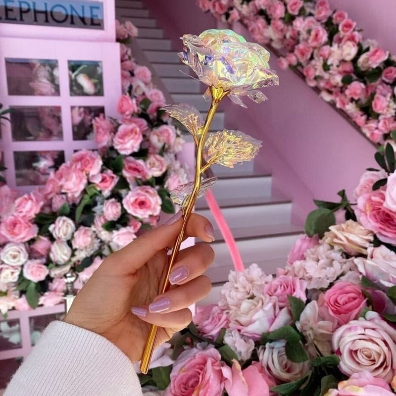 Sparkling Love Rose Night Light