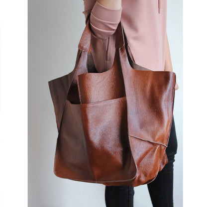 Large Leather Tote Bags for Women
