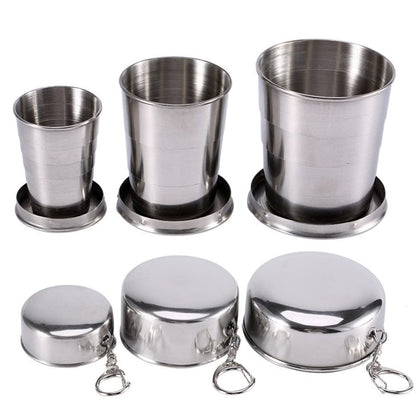 Portable Collapsible Stainless Steel Cup - Fesara
