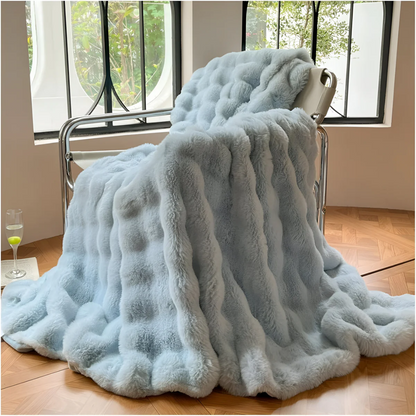 Plush Fuzzy Throw Blanket