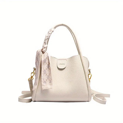 Fashionable Womens Crossbody Bag with Lychee Pattern