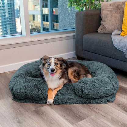 Plush Supportive Pet Bed with Waterproof Layer - Large - Fesara