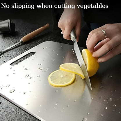 Easy Clean Kitchen Cutting Board Stainless Steel Design