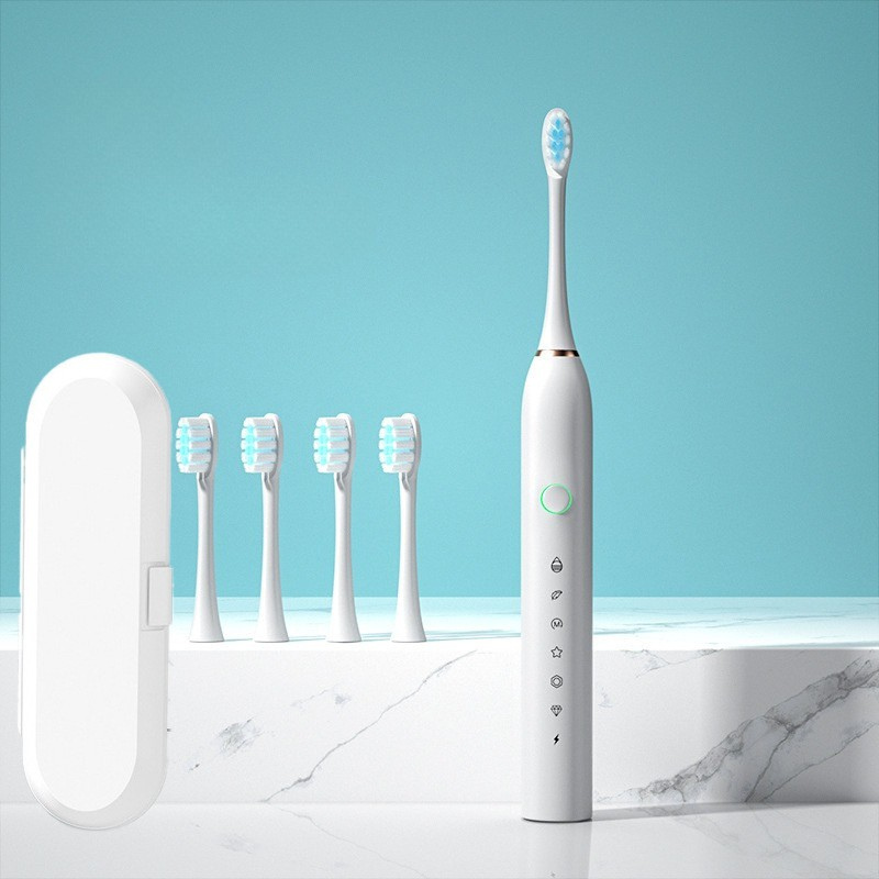 Electric Toothbrush with Replaceable Heads