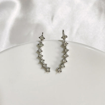 Luxurious Diamond Solitaire Earrings