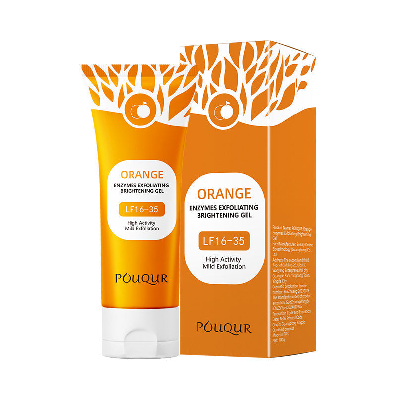 Natural Orange Peel Exfoliating Face Gel