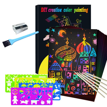Colorful Rainbow Scratch Off Card Set