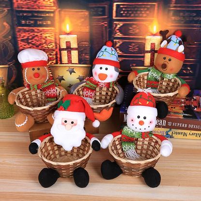 Holiday Sweet Treat Woven Gift Basket