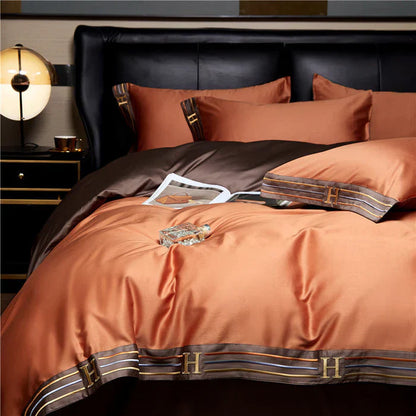 Soft Embroidered Cotton Bedding Set