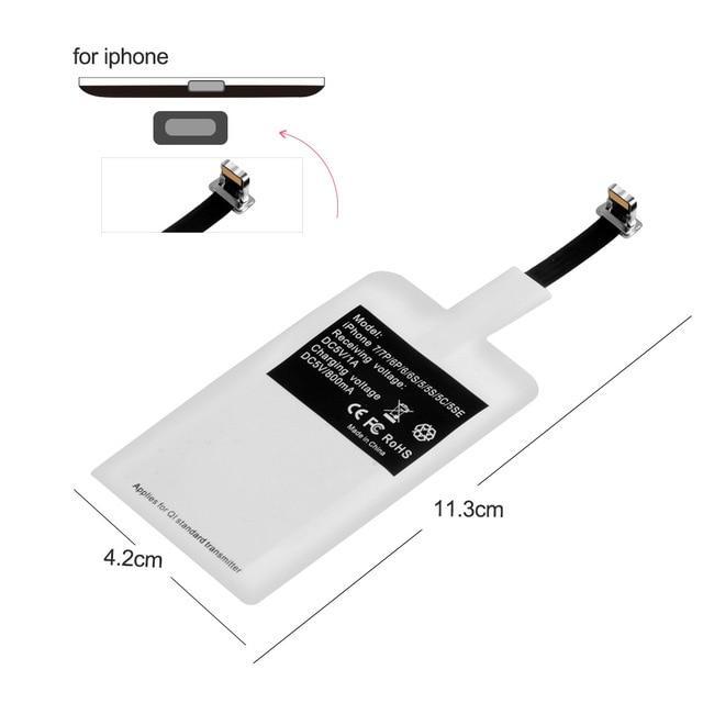 Fast Qi Wireless Charging Adapter