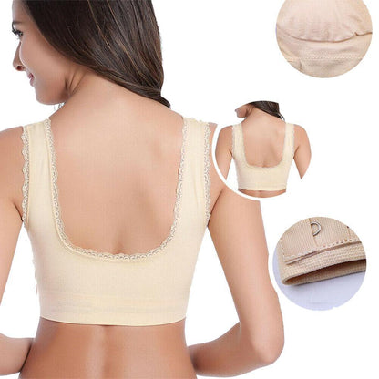 Comfortable Front Closure Lace Bra