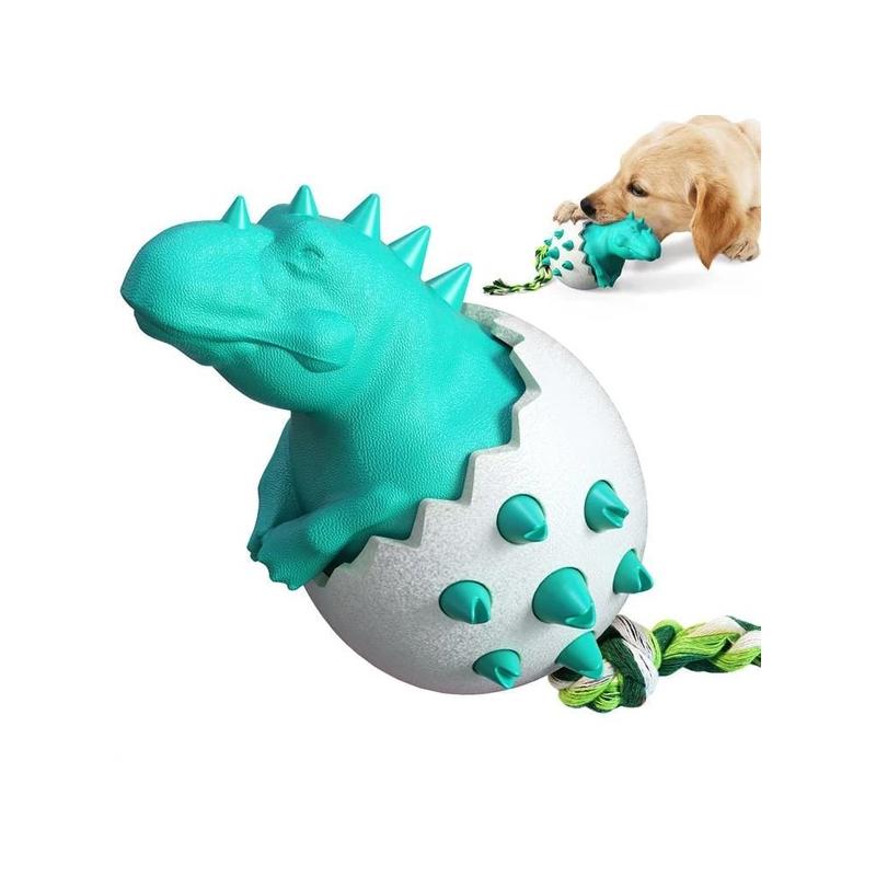 Fun Dino Shaped Dog Chew Toy - Fesara