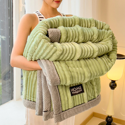 Soft Faux Fur Throw Blanket for Bed and Couch