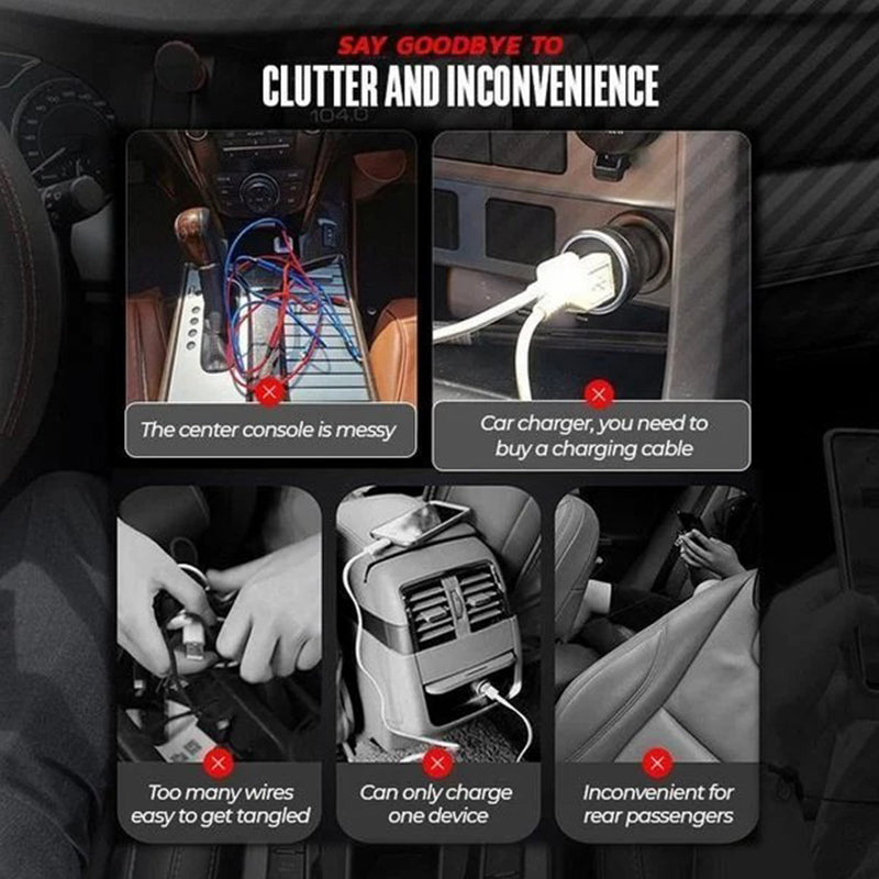 Quick 3 Port USB Car Charger