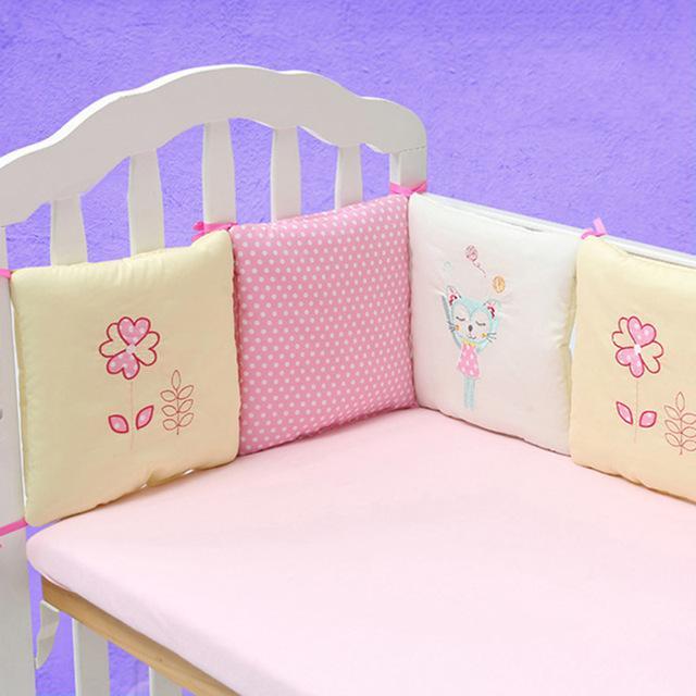 Soft Baby Crib Bumper Pad Set
