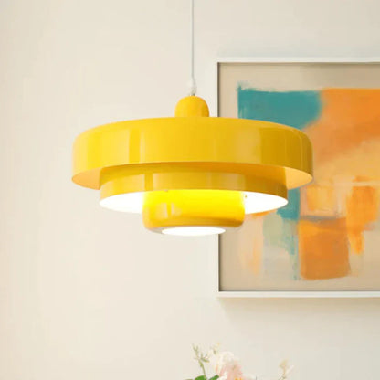 Rustic Metal Pendant Light - Classic Warm LED Lighting