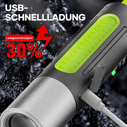 Compact Rechargeable LED Flashlight for Camping