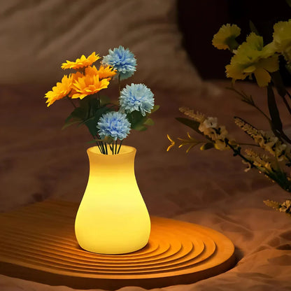 Beautiful Floral Glass Vase - Fesara
