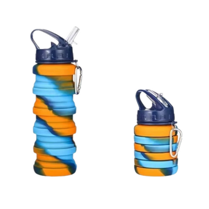 Compact Foldable Silicone Water Bottle