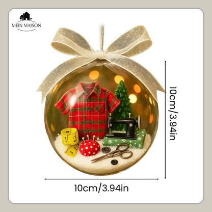 Festive Christmas Tree Sewing Ornament