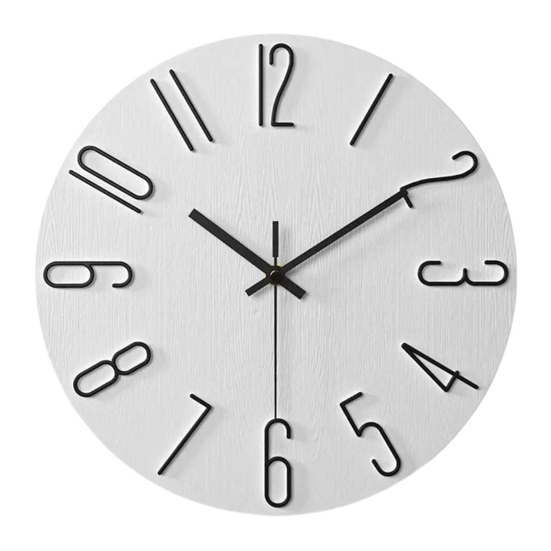Rustic Wood Wall Clock