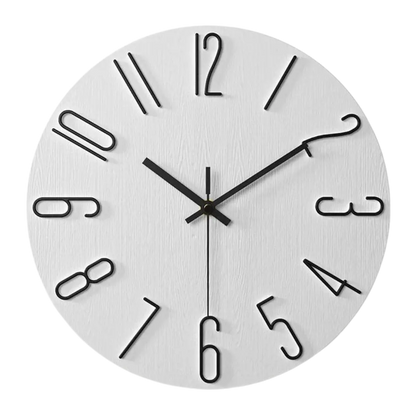 Rustic Wood Wall Clock