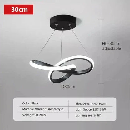 Stylish Wave LED Ceiling Light
