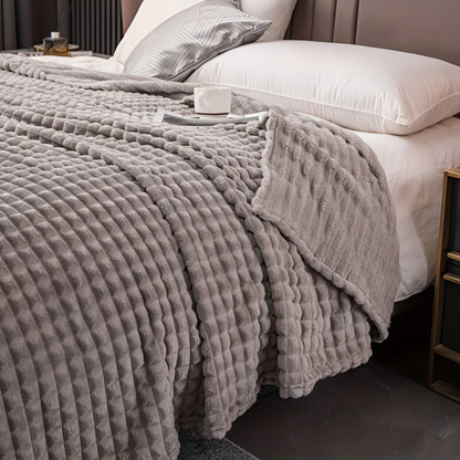 Plush Cozy Fleece Throw Blanket