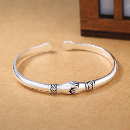 Best Friends Handshake Charm Bracelet
