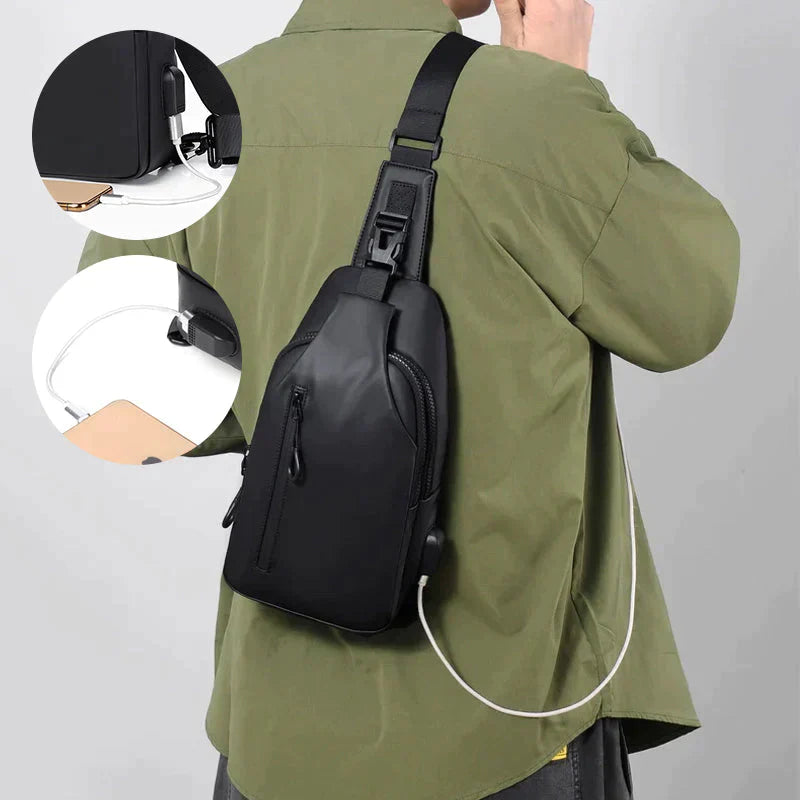 Durable Crossbody Sling Bag for Travel - Fesara