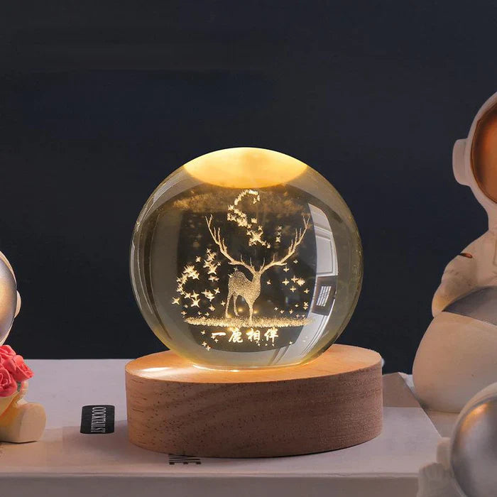 Shining Lunar Glass Orb