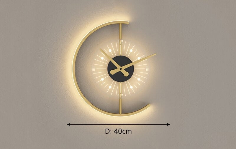 Clear Digital LED Clock