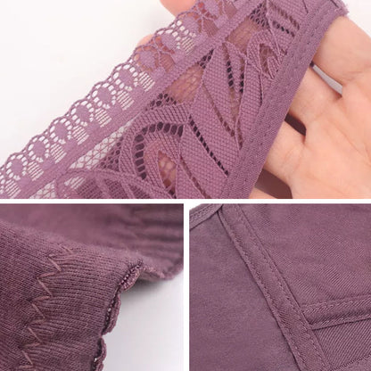 Simple Lace Bralette with Zip Front Closure