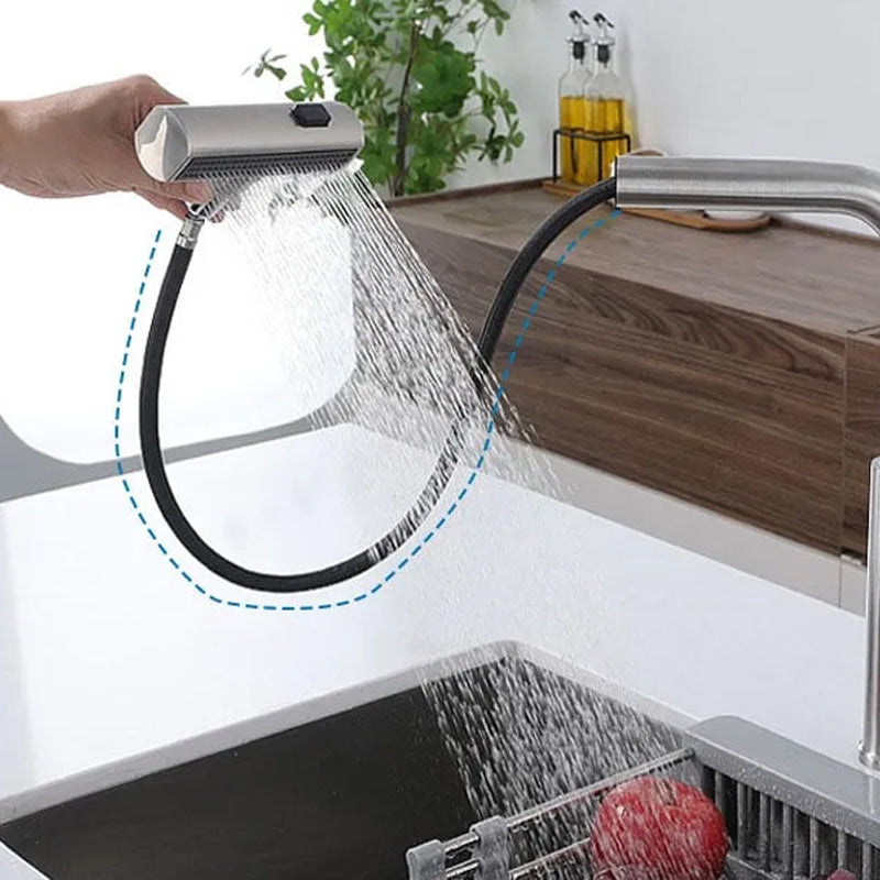 Contemporary Cascade Kitchen Sink Faucet