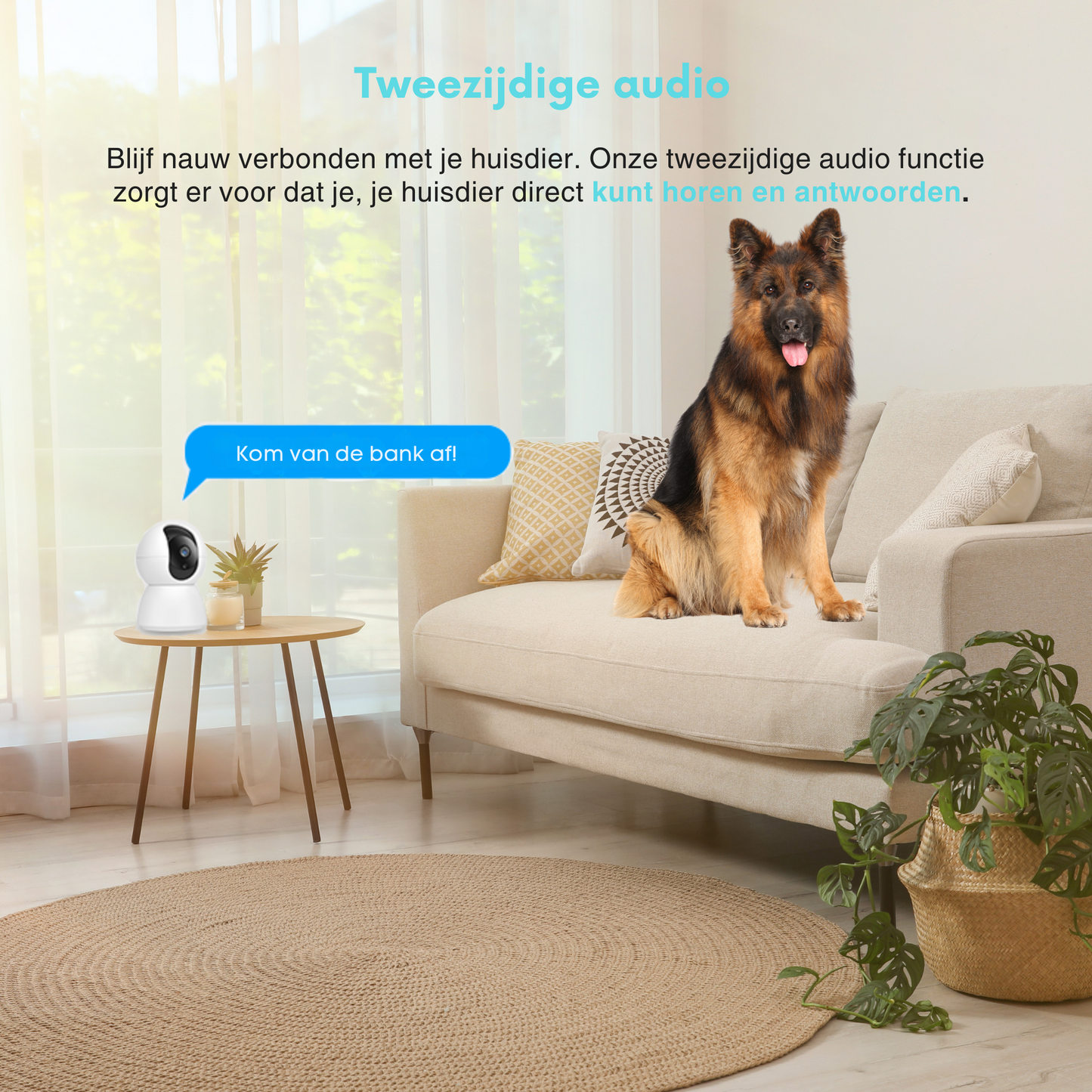 Wi-Fi Pet Monitoring Smart Camera