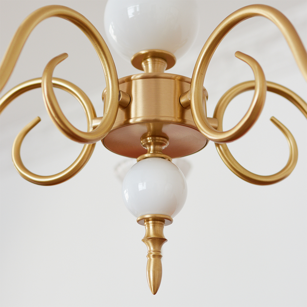 Sleek Chrome Hanging Light Fixture
