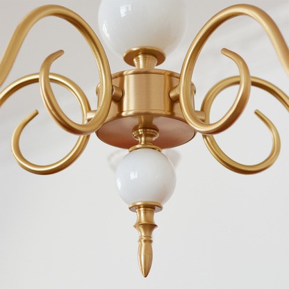 Sleek Chrome Hanging Light Fixture
