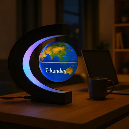 Modern LED Floating Globe Light Lamp