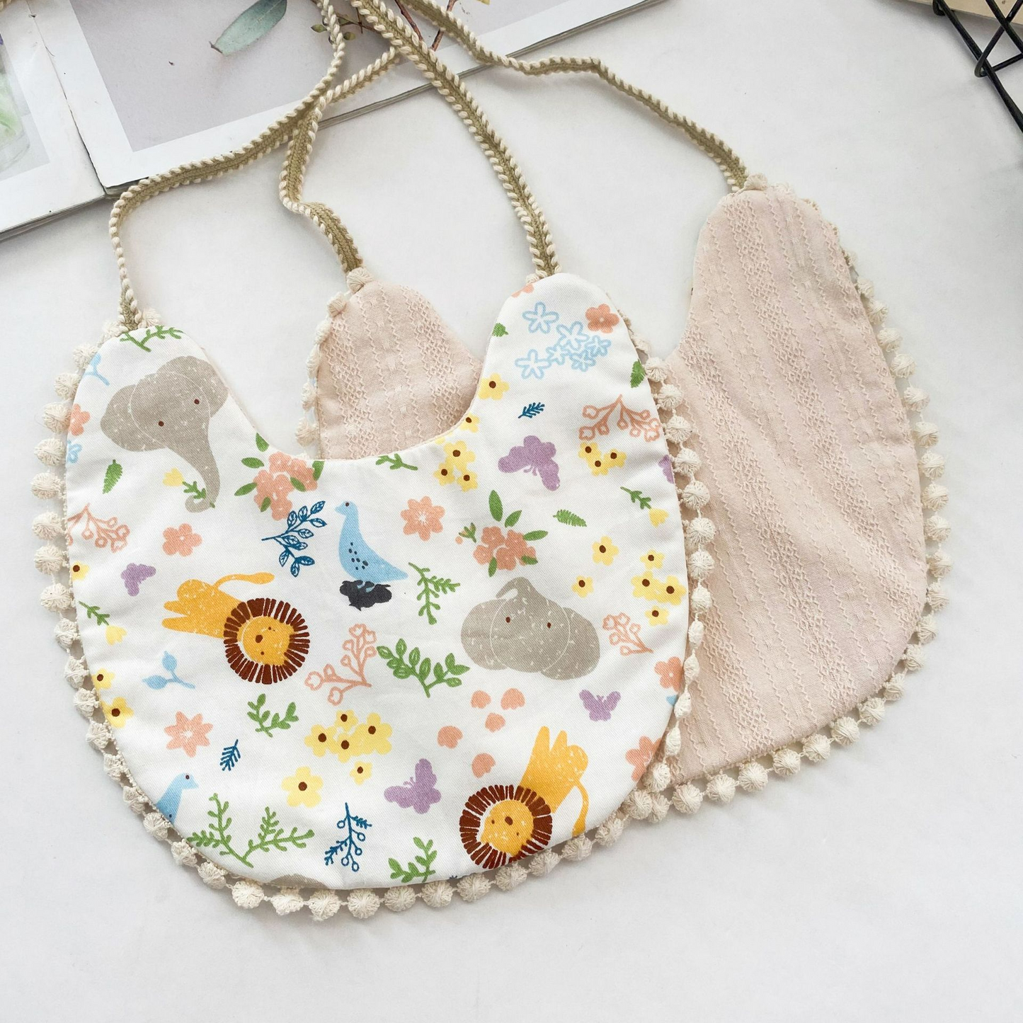 Soft Cotton Reversible Baby Bib Cloth