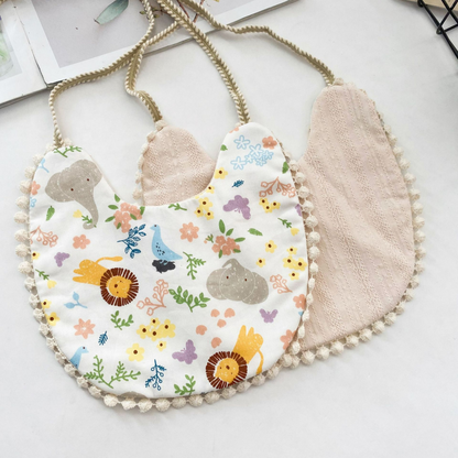 Soft Cotton Reversible Baby Bib Cloth