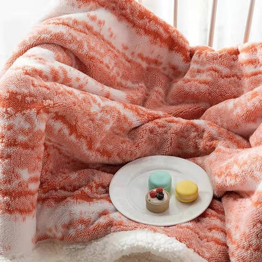 Plush Faux Fur Throw Blanket - Fesara