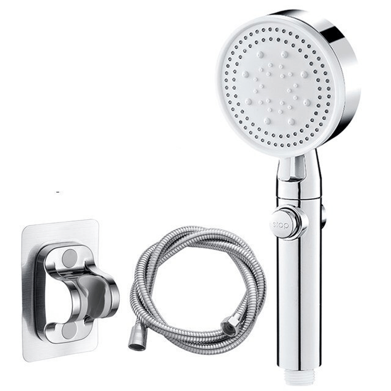 Fesara Adjustable 5 Mode Shower Head with Button Control