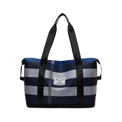 Stylish Checked Luggage Bag