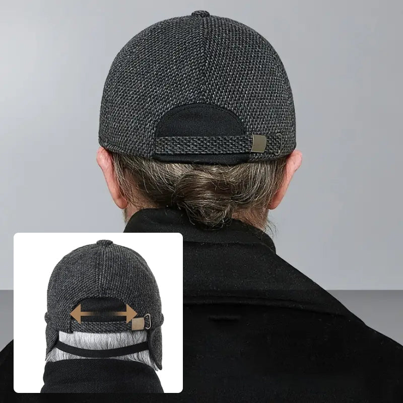 Warm Beanie Baseball Cap with Ear Flaps