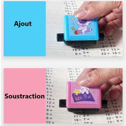 Fun Math Practice Roller Stamp