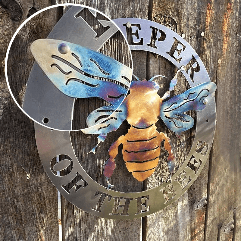 Nature Inspired Bee Metal Wall Art