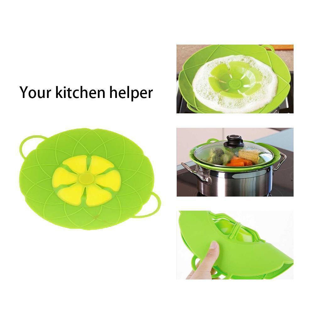Colorful Floral Silicone Spill Proof Lid