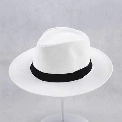 Natural Woven Panama Sun Hat