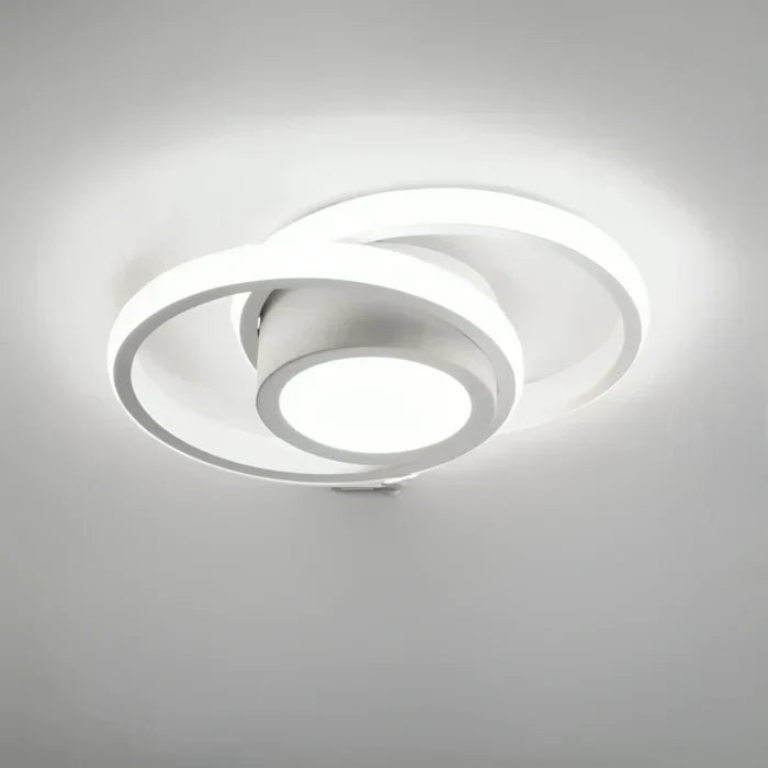 Stylish Double Ring LED Ceiling Light - Fesara