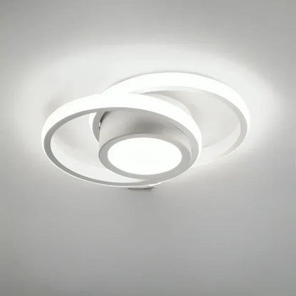 Stylish Double Ring LED Ceiling Light - Fesara